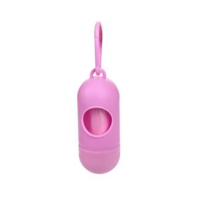 Pet Trash Bag Dog Poop Bags For Waste Refuse Cleanup (Color: Pink)